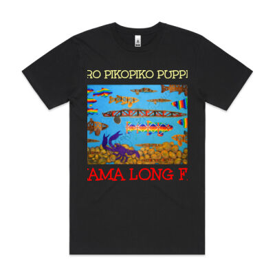Mama Long Fin - Mens Block T shirt Thumbnail