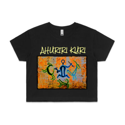Ahuriri Kuri  - Womens Crop Tee Thumbnail